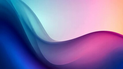 Fototapete - A colorful background with a blue wave and a red wave