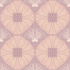 Naklejka na meble Textile motif Hand drawn seamless patterns, Oriental damask for fabric, clothing, wrapping paper, cover, rug, home decor, abstract geometric background texture. Beautiful pattern in vector file.