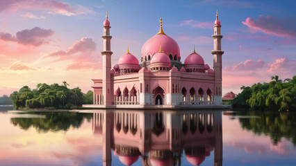 Wall Mural - mosque at night