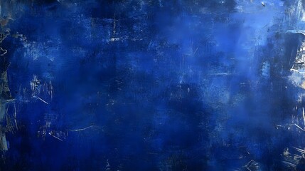 Captivating Cerulean:A Weathered Metallic Abstract Masterpiece