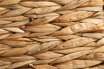 Wall Mural - a fragment of a basket made of willow twigs or garden furniture, texture