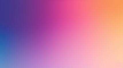 Abstract blurred colorful background blending blue, purple, pink and yellow