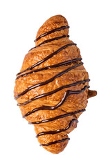 Wall Mural - freshly baked croissants isolated. png file