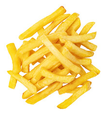 Canvas Print - french fries Isolated on transparent background. png file