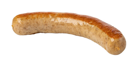 Canvas Print - German sausage Isolated on transparent background. png file