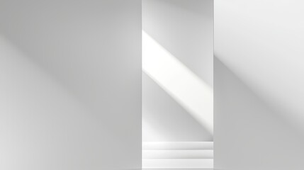 Wall Mural - White minimal background