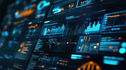 Aufkleber - Graphical user interface displaying categorized data analytics, sorted by type for strategic business decisions.