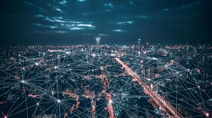 Aufkleber - Cloud computing, 5G wireless networks, high-speed internet, data storage, cloud service, synchronization, online financial transactions, connection global, smart cities, and stock generation