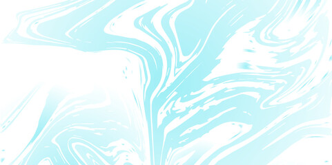 Wall Mural - abstract pattern white and blue marble texture and background. liquify swirl blue and white color ar