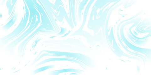 Wall Mural - abstract pattern white and blue marble texture and background. liquify swirl blue and white color ar