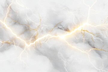 Sticker - Isolated lightning with transparency background.Stock image