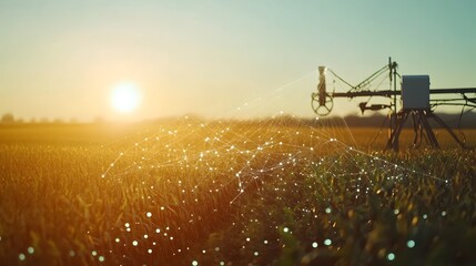 Poster - automated iot powered irrigation system ensuring optimal water usage and conservation in an agricult