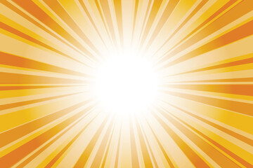 Poster - Abstract yellow sun rays background. bright orange sunburst background with glowing light rays. Bright rays background for summer themes, energy concepts and vibrant designs.