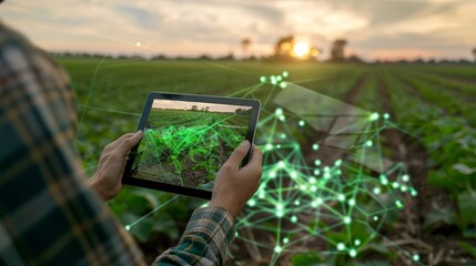 Future Farming Augmented Reality Technology Enhances Crop Monitoring in Real Time