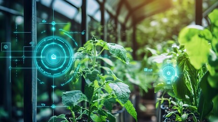 Poster - innovative iot sensor technology tracking and analyzing the health of plants in a smart automated gr