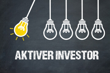 Sticker - aktiver Investor	