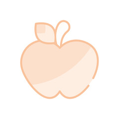 Wall Mural - Teacher Apple vector icon