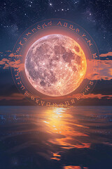 astrology. astro astrologer calculates natal chart makes forecast of fate tarot cards, fortune telli