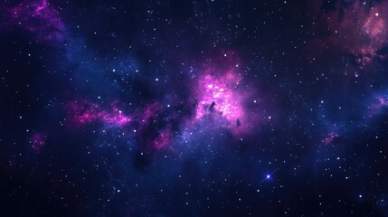 Wall Mural - cosmic galaxy with stars and nebulae
