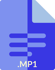 MP1 icon 2 color combination mixture