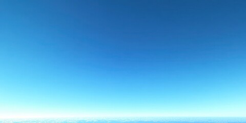 Wall Mural - a bright, clear blue sky with no clouds, creating a smooth, open atmosphere.