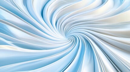 Poster - A serene blue swirl pattern, evoking tranquility and fluidity, perfect for backgrounds and abstract art.