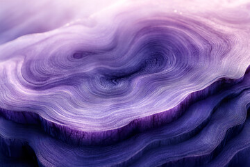 Wall Mural - Dissolving growth rings merging into a soft pastel lavender mist,