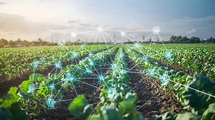 Poster - innovative iot technology monitoring water usage and optimizing irrigation in a large scale agricult