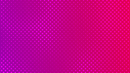 Poster - Colorful halftone background with dots