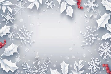 Poster - Elegant winter holiday background