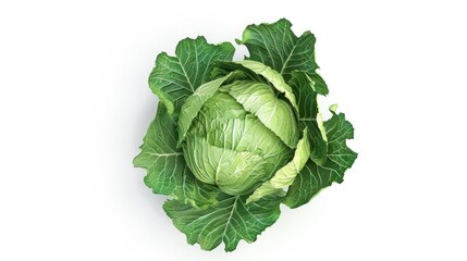 Wall Mural - Fresh Green Cabbage