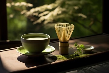 Poster - Table drink cup mug.