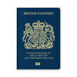 © magr80 - United Kingdom Passport Cover with Gold Emblem and Text