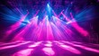 © Dee - Electric Neon Dream: Energetic Stage with Vibrant Light Beams