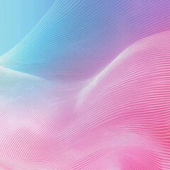 Poster - Abstract wave design featuring gradient colors in pink and blue, perfect for backgrounds and graphic projects.