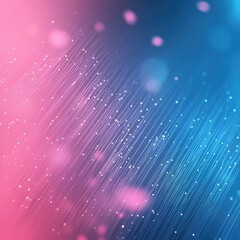 Poster - A vibrant background featuring dynamic gradients of pink and blue with shimmering particles, perfect for modern designs.