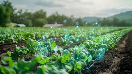 Poster - advanced iot sensors and connectivity enabling precision farming techniques to boost productivity an