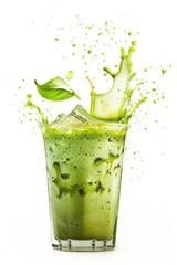 Sticker - Refreshing green matcha iced drink