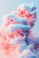 Aufkleber - Abstract pastel watercolor swirls
