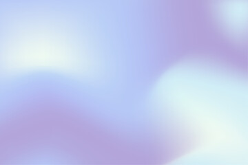 Fototapete - Light Violet Iridescent Gradient Background. Soft Gradient Backdrop. Perfect for Social media posts, cards, posters, banners. Vector Illustration. 