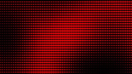 Poster - Red abstract dotten wave background and red ball .Motion modern animation. Texture of dots pattern. Dotted animated gradient