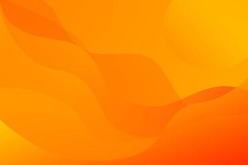 Wall Mural - Abstract orange background waves wallpaper template. Global Warming Summer Hot Sun Halloween Gradient Curve Wallpaper. Modern Design Illustration Business Graphic Presentation Copy space for text