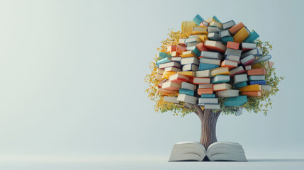 Canvas Print - Book Tree.