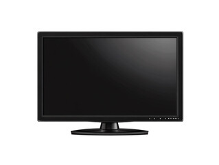 a black screen with a black frame