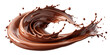 © DD - Chocolate splash ,isolated on transparent png background