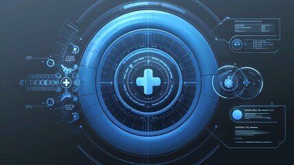 technology background with code