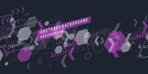 Poster - Composition with geometric shapes. Abstract background for design. A template for advertising in a modern style. Stylish illustration for the poster. Trendy stylish graphics