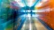 © dDenVil - Dynamic School Hallway in Motion