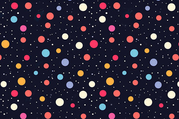 Wall Mural - Colorful Polka Dot Pattern