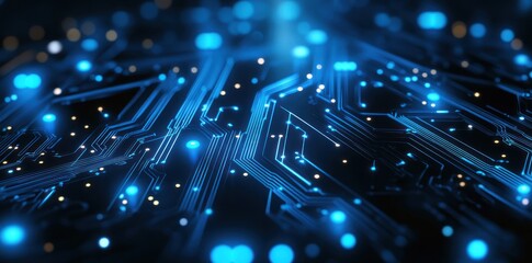 Abstract Circuitry Digital Art